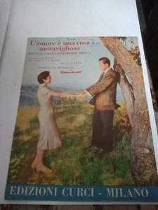 Sheet Music LOVE IS A Thing Beautiful P.F.Webster Danko Fain Curci 1955 - Picture 1 of 2