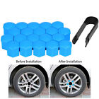 20x 17mm BLUE Nut Caps Covers Wheel Bolts + Removal Tool VW Audi BMW Mercedes