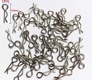 Body Shell Pins For 1:12 1:14 1:16 1:18 Scale Rc Car Arrma Traxxas HSP 100pcs - Picture 1 of 1