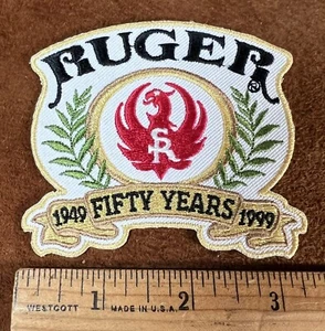 VINTAGE "RUGER FIFTY YEARS ” Patch 1949-1999. Clean and Unused!! - Picture 1 of 2