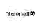 Dog Car Sticker, Dog Lover Gift, Dog Humour Car Decal, Dog Car Sticker