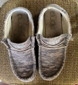 HEY DUDE WALLY SOX WOODLAND CAMO SIZE 12 MENS - Picture 1 of 3