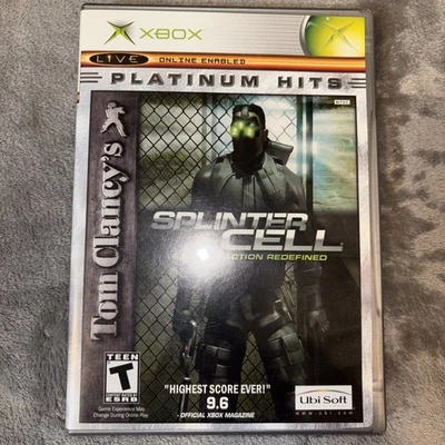 XBOX Splinter Cell Stealth Action Redefined - Tested - Free Shipping - Image 1 of 3