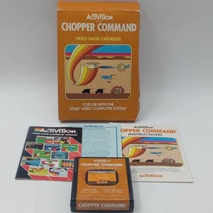 Chopper Command Atari 2600 CIB Complete Cartridge Manual Inserts Box Untested - Picture 1 of 13