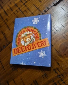 Libro di Natale in miniatura Enesco Special DEERLIVERY Mary Rhyner 1994 - Foto 1 di 9