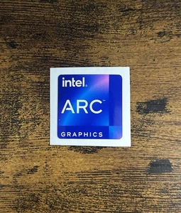 1x Intel ARC Graphics Desktop / Laptop sticker label (NEW) - Picture 1 of 1