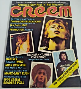 Vintage CREEM Rock Magazine 1975 January DAVID BOWIE Cover EUC - Bild 1 von 5