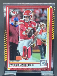 2025 Panini Donruss Press Proof Patrick Mahomes II /199 - Picture 1 of 2