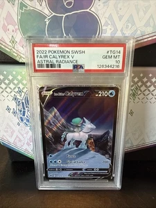 Ice Rider Calyrex V TG14/TG30 Swsh10: Astral Radiance Trainer Gallery Holo - Imagen 1 de 2