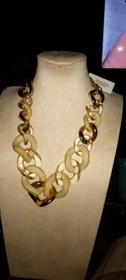 Baublebar grueso lucite color crema y dorado bucles Foto 1 de 4