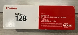 New Sealed Genuine Canon 128 Black Toner Printer for Cartridge D500 Series - Bild 1 von 4