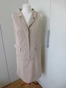 Marni Kleid S/M open back trenchcoat style beige It 42 schwarzes Band cos play - Bild 1 von 15