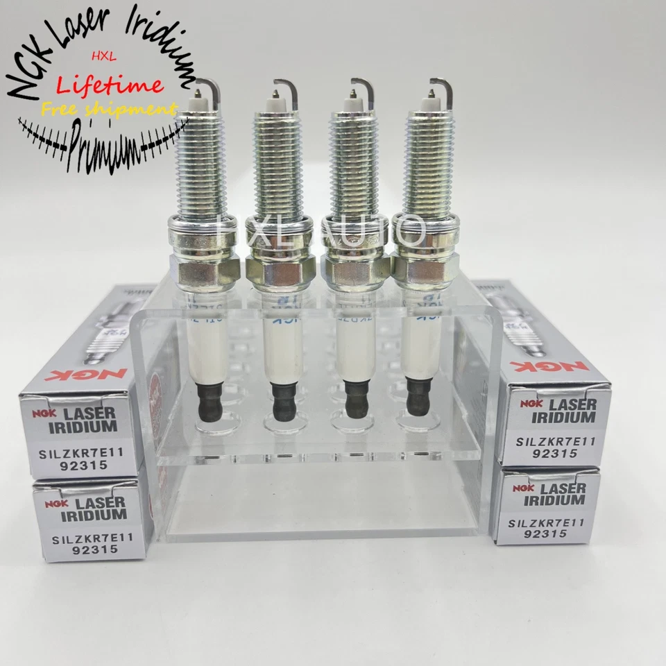4xSpark Plug Iridium NGK SILZKR7E11 92315 for Kia Sportage 2016-2020 2.4L L4 - Image 1 of 1
