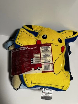 Almofada de pele sintética Pokémon e lançamento de nuvem reversível 60 polegadas X 70 polegadas - Imagem 1 de 2
