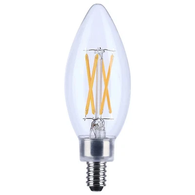 5.5 Watt B11 LED - Clear - Candelabra base - 90 CRI - 3000K - 120 Volt - 24-Pack - Image 1 of 4