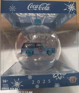 2025 M2 Machines Christmas Ornament - Coca-Cola 1973 Chevrolet K5 Blazer CHASE - Picture 1 of 1