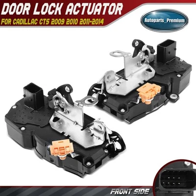 2Pcs Front Driver & Passenger Side Door Lock Actuator for Cadillac CTS 2009-2014 - Image 1 of 4