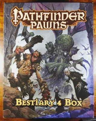 Pathfinder Pawns Bestiary 4 Box (2014, Paizo) Pathfinder RPG ottimo non perforato - Immagine 1 di 4