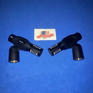 2 Condenser Microphone Pair Set For Overheads Drum Mics Cymbals XLR+Clip DRC100 - Picture 1 of 6