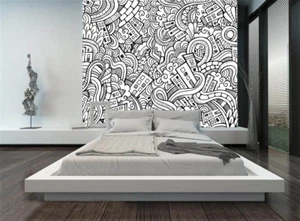 3D Cartoon Graffiti 66 Wallpaper Wall Print Decal Wall Decor Indoor Mural Lemon - Picture 1 of 7