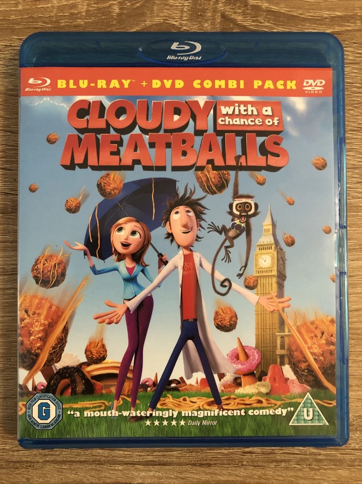 Cloudy With a Chance of Meatballs Combi Pack (Blu-ray + DVD)  - Like New - Image 1 of 1