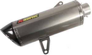 Akrapovic TI/CF Slip On Line Silencer Yamaha CZD 300 X-Max FITS 2017 TO 2020 - Picture 1 of 2
