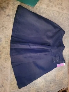 Uniform Skirt Skort Navy Black Girls 16 School Wear Schoolwear - Picture 1 of 5