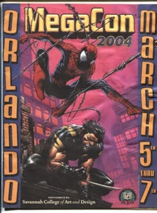 MegaCon Program Book 2004-Spider-Man Wolverine-cover-guest & artist bios - Picture 1 of 2