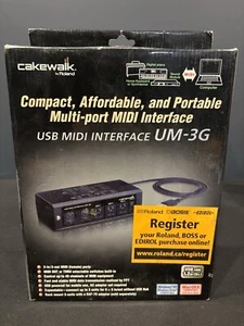 Cakewalk by Roland USB Midi Interface UM-3G Multi-Port - Picture 1 of 11