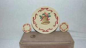 Campanas de Navidad 1994 importaciones populares placas decorativas resina - Imagen 1 de 1