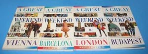 Hachette Travel Guide Book Lot of 4 A Great Weekend in London Vienna Budapest - Bild 1 von 10