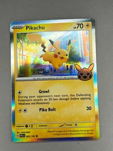 Pokemon Card Pikachu 062/193 Trick or Trade 2023 Holo LP - Picture 1 of 2