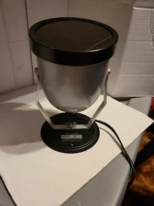 VINTAGE SAFELITE SPOTLIGHT STAGE LIGHT MODEL 5.5" BLACK MOUNT SILVER CASING 10" - Picture 1 of 12