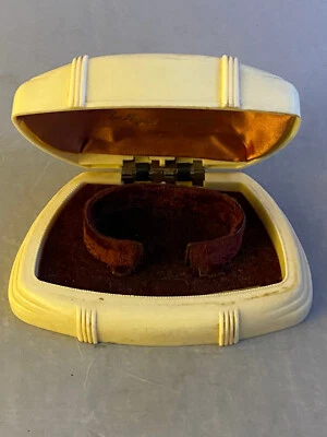 Antique Milos Watch Box  Celluloid NIce Presentation - Image 1 of 4