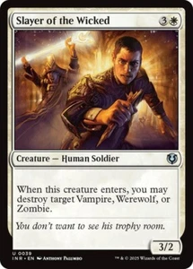 MTG (x4) Slayer of the Wicked (x4) Playset (Innistrad Remastered U#039) NM/LP - Picture 1 of 1