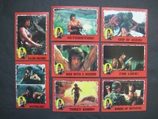 RAMBO CARDS Pick your Singles Complete your Set 1985 Topps