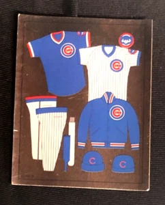 Vintage 1988 Chicago Cubs Team Locker Room Uniform Sticker - Picture 1 of 2