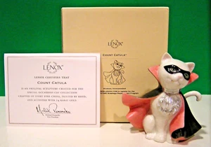 LENOX COUNT CATULA KITTY Cat - Halloween Kitten sculpture -- NEW in BOX with COA - Picture 1 of 5