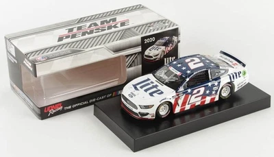 Brad Keselowski #2 Miller Lite Patriotic Charlotte Win 1/24 Elite  2020 454 Made - Image 1 of 4