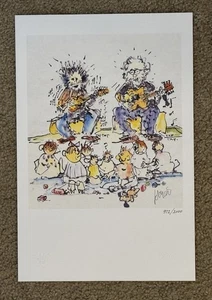 Jerry Garcia Lithograph Not For Kids Only #/1000 Grateful Dead Art Print Poster - Picture 1 of 4