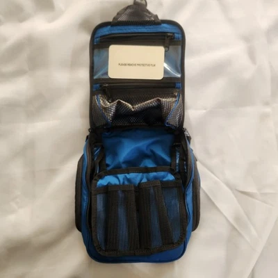 LL Bean Pequeño Organizador Personal Azul Marino Viaje Bolsa de Maquillaje Nuevo Con Etiqueta Foto 1 de 3