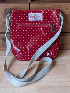 Cath Kidston Red Polka Dot Cross Body Hand Bag - Picture 1 of 4