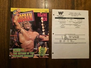 WWF Programm #236 The Ultimate Warrior San Diego CA April 1996 - Bild 1 von 11