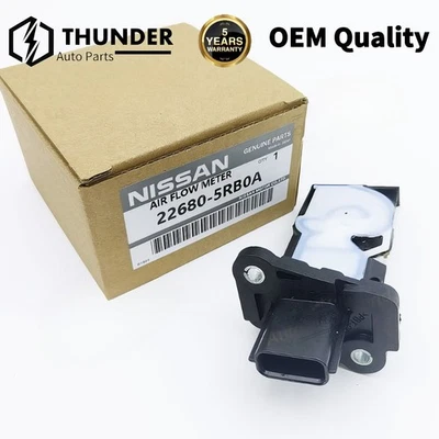 Genuine OEM NEW FOR Nissan Infiniti 22680-5RB0A Mass Air Flow Sensor MAF SENSOR - Image 1 of 4