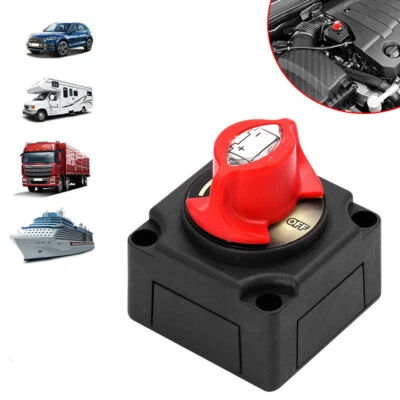 Interruptor de desconexión aislador de batería 300A 12V-48V de corte de alimentación para barco marino Foto 1 de 4