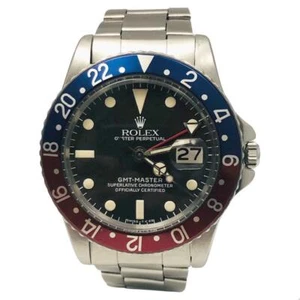 Rolex GMT-Master Ref. 1675 'Pepsi' Stainless Steel Red & Blue Bezel Watch - Picture 1 of 5