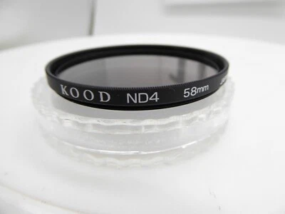 Kood 58mm Neutral Density 4 (ND-4) Filter with Case - Cleaned and Checked - Image 1 of 2