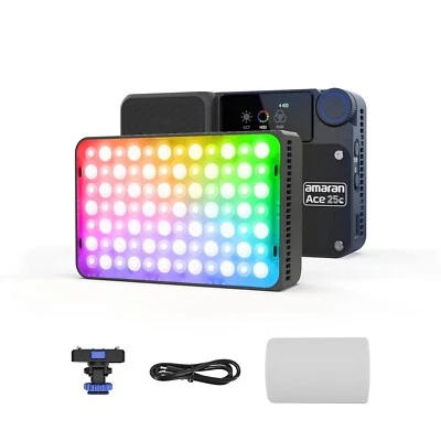 Aputure Amaran Ace 25c RGBWW LED Video Light Photography Fill Light 2300K-10000K - Image 1 of 4