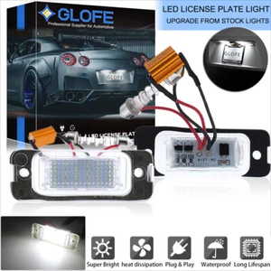 White Canbus LED License Plate Lights For Mercedes ML GL R Class W164 X164 W251 - Picture 1 of 9