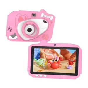 Android 12 Kids Tablet, 7 inch Tablet for Kids, 4GB RAM 32GB ROM Tablet Pink - Picture 1 of 8